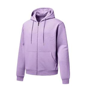 Nouvelle arrivée 2025 Oversize Femme Full Zip up Zipper Jacket Blank Heavyweight Design Unisex Sweat Hoodies & Sweatshirts - Product Image 4