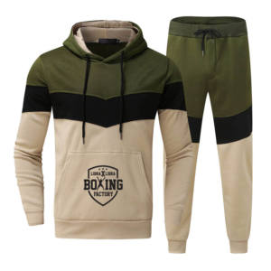 Conjunto Deportivo con Capucha Estampado para Hombre, de Alta Calidad, Personalizado, Ajuste Regular, Transpirable, de Poliéster y Algodón, Nuevo - Product Image 4