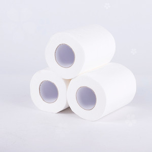 Compre rollo de papel higiénico de 3 capas en línea Venta caliente Baño de pulpa de madera virgen Uso de papel blanco Papel higiénico barato 10 rollos 120 G - Product Image 2