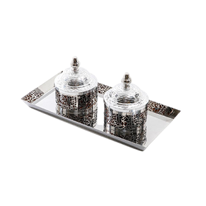 <b>Set</b> Of 2 Stainless Steel Dry Fruits Serving <b>Bowl</b> With Aluminium Stand Deluxe Quality <b>Dessert</b> Serving <b>Bowl</b> - Product Image 6