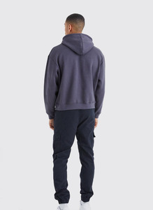 100% Cotton <b>Loose</b> Fit Heavyweight <b>Men's</b> Pants-High Waist Flat Front Casual Outdoor Cargo <b>Trouser</b> with OEM Service - Product Image 2