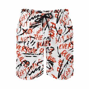 Shorts de sport décontractés haut de gamme sublimés par transfert thermique, taille élastique avec cordon de serrage, respirants, écologiques, anti-UV - Product Image 3