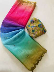 Bollywood indien imprimé Designer Showstopper Sari dernier exclusif qualité supérieure Saree mariage ethnique superbe look à la mode - Product Image 2