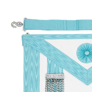 Tablier maçonnique personnalisé de haute qualité pour logo brodé vente en gros prix le moins cher meilleur matériel tabliers maçonniques - Product Image 5