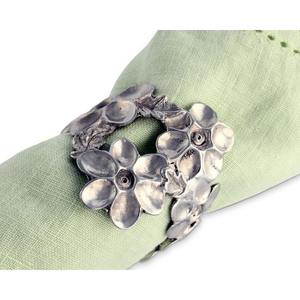 Anillo de Servilleta Floral Premium que Agrega un Toque Encantador Inspirado en la Naturaleza a la Decoración de la Mesa para Eventos y Uso Diario, Hecho a Mano en India - Product Image 5