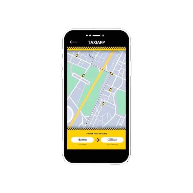 Taxi-App Moet Een Functie Geven Om De Locatie Op Te Slaan, Zoals Mijn Werk En Thuis In De App-Tariefcalculator Hebben Een Unieke Kenmerken T