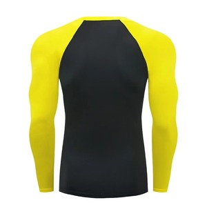 Jogging élégant haut de gamme pour hommes chemise d'été respirante à manches longues logo imprimé personnalisé Rash Guard nouveau - Product Image 3