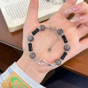 Xiaohongshu ha consigliato il 520 braccialetto di coppia in stile manette regalo di festa popolare di nicchia per le amiche a San Valentino - Product Image 4