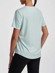 T-shirts décontractés pour femmes, coupe ample, été, manches courtes, col rond, respirants, en modal, tendance, légers, en ligne - Product Image 5