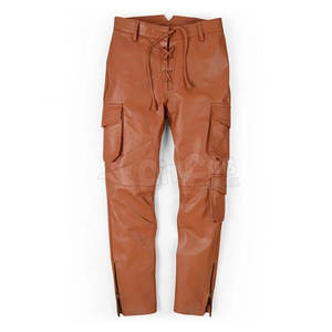 Tendance Pantalon en cuir pour femme Faux cuir taille haute confortable idéal pour les tenues décontractées et un usage quotidien - Product Image 3