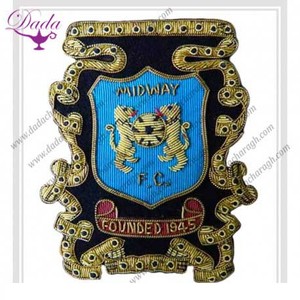 Insignias de marco de encaje bordado a mano hermoso escudo familiar estilo clásico personalizado - Product Image 3
