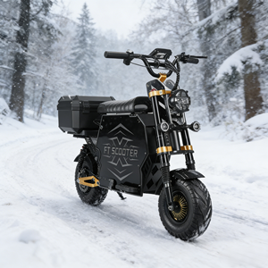 Scooter Eléctrico de Largo Alcance HCBK 250KM GT-M6 72V con <span class=keywords><strong>Doble</strong></span> Motor, Control por Aplicación Bluetooth, Neumáticos Todoterreno de 14 Pulgadas - Product Image 2