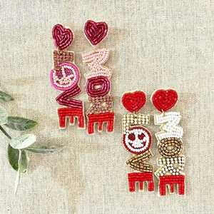 Boucles d'oreilles au crochet en perles de rocaille multicolores tendance du fabricant en gros Collection de créateurs de bijoux de mode faits à la main - Product Image 1