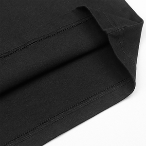 T-shirts courts surdimensionnés confortables unisexes 350gsm coton boîte vierge Streetwear logo graphique imprimé 100% coton tricoté - Product Image 4