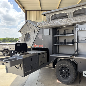 Caravane compacte tout-terrain hybride Conqueror UEV 440 Style 4x4 pour expéditions et voyages hors réseau à vendre - Product Image 5