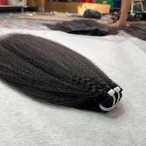 Cheveux raides crépus noirs en gros 100% meilleure vente cheveux raides pour femmes vietnamiennes - Product Image 3