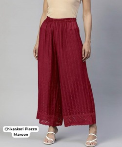 Pantalones étnicos Rich Look Designer Collection Net Silk Grey Color Ocasión especial Fancy Indian Women Wear Precio al por mayor - Product Image 5