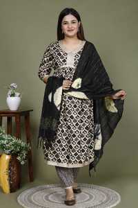 Kurti อินเดียชุดให้บริการที่สมบูรณ์แบบล่าสุดของผู้หญิงชุดเดรสนุ่มผลิตตามสั่งราคาถูก - Product Image 2