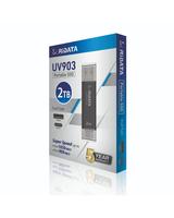 RIDATA SSD eksternal portabel UV903 Solid State Drive, baca/tulis hingga 1050MB/dtk & 900MB/dtk, USB 3.2 Gen2 OTG Tipe C & Tipe a
