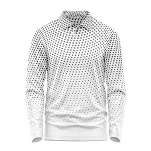 OEM <b>Golf</b> Polo <b>Shirt</b> Polyester/Spandex Moisture-Wicking <b>Long</b> <b>Sleeve</b> Sportswear Vietnam Manufacturer - Product Image 6