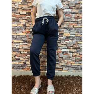 Pantalones de lana azul marino de alta calidad para exteriores - Product Image 1