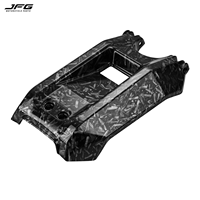 Copertura del Vano Batteria per Moto JFG Personalizzata con Effetto Fibra di Carbonio Bianca a Trasferimento d'Acqua per Surron Light Bee Mod