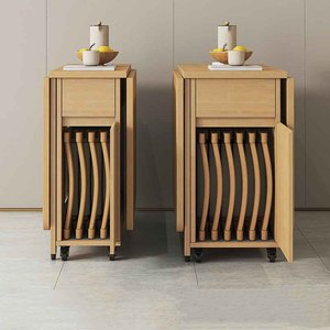 Mesa de Comedor Modular Plegable de Madera Maciza Moderna y Sencilla <span class=keywords><strong>2026</strong></span>, Sillas con Diseño Creativo para Escritorios de Oficina Comercial Pequeños - Product Image 5