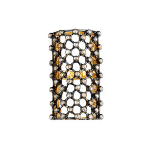 REYES-Bijoux victoriens de luxe en forme de treillis, bague de promesse de mariage en argent sterling 925 avec diamants naturels pour femmes - Product Image 1