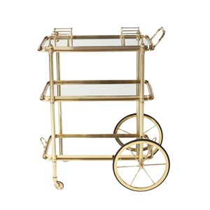 Carrito para servir comida con estilo moderno y de alta calidad estándar, precio al por mayor, atractivo diseñador, carrito de vajilla para el hogar. - Product Image 2