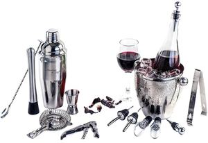 King American Style Professionnel Cocktail Shaker bar outil cadeau shaker à cocktail ensemble de bar shaker à cocktail en acier inoxydable - Product Image 6