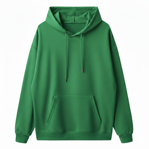 Sweat à capuche pour homme, nouvelle mode d'hiver, manches longues, décontracté, couleur unie, poche, style fin, 100% coton, coupe ample - Product Image 1