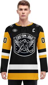 Nouveauté Maillot de hockey sur glace de haute qualité Maillot de hockey sur glace imprimé personnalisé Uniforme de dernier modèle - Product Image 3