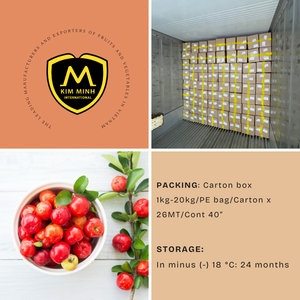 La meilleure purée d'acérola de Kim Minh International en vrac Confiture à saveur sucrée emballée en vrac - Product Image 5