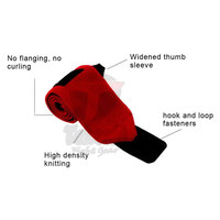 Bandes de poignet en néoprène unisexe TAKESHI FIGHT GEAR de haute qualité, couleur et logo personnalisables, antidérapantes, pour la sécurité et le soutien des mains en fitness, durables