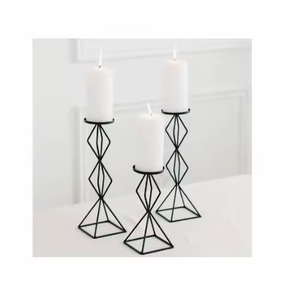 Bougies de table traditionnelles faites à la main en métal, bougies votives en pot, décoration festive pour la maison, cadeau de mariage, éclairage pour fêtes et événements, utilisation de Noël - Product Image 5