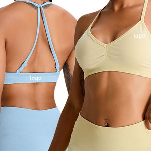 Soutien-gorge de sport à bretelles réglables avec fonction de séchage rapide Support moyen élevé pour Impact Fitness Wear Activewear personnalisable - Product Image 1