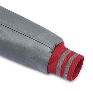 แจ็กเก็ตเลตเตอร์แมนสำหรับผู้ชายเสื้อแจ็คเก็ตแขนยาวพิมพ์ลายโลโก้หน้าคอตั้งเสื้อแบบกำหนดเอง - Product Image 6