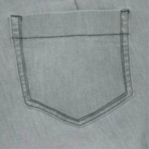 Short en jean gris 100% coton de haute qualité pour femme, style décontracté, short écologique de style vieilli pour femme - Product Image 5