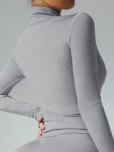 Chaqueta de Yoga Deportiva para Mujer, Ligera, Elástica, Personalizada, para Gimnasio, Entrenamiento, Running - Product Image 3