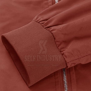 OEM Service High Quality Men's Stand Collar Bomber <b>Winter</b> Jacket Fashionable <b>Wear</b> with Custom Logo on Front High Street Style - Product Image 6