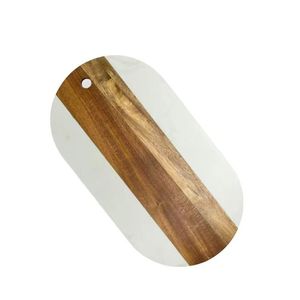 Mini bloc à découper en bois d'acacia personnalisé en gros avec poignée pour la cuisine sur les fruits au fromage et autres aliments - Product Image 2