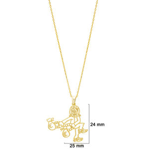 เงินขโมยตลกเสน่ห์สร้อยคอตุรกีแฮนด์เมดขายส่ง925สเตอร์ลิงเครื่องประดับเงิน - Product Image 2