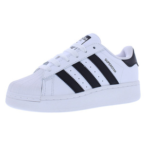 Chaussures de marche Adidas Superstar XLG pour femmes, blanches/noires, légères et amorties pour l'été et l'automne - Product Image 1