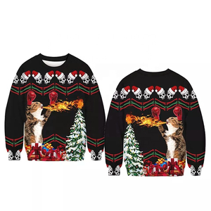 Sublimación personalizada hecha en fábrica, sudadera a todo color, calidad de impresión en relieve 3D, servicio OEM, suministro de invierno ODM bordado - Product Image 2