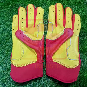 Guantes de Bateo de Béisbol Profesionales Ligeros de Cuero Vacuno Cabretta Hechos a Medida al por Mayor, Color y Logotipo Personalizables - Product Image 3