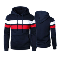 Hoodie Pria Musim Dingin Berkualitas Tinggi Grosir, Bahan Polyester/Katun, Anti Air, Anti Angin, Bernapas, Desain Cetak Kustom