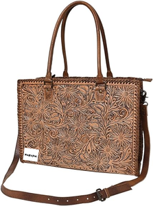 กระเป๋าหนังแท้สไตล์วินเทจแบบสะพายข้าง สะพายไหล่ ใส่โทรศัพท์และของใช้ส่วนตัว เหมาะสำหรับสุภาพสตรีทำงาน - Product Image 3