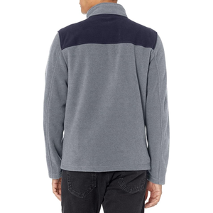 Abrigo de invierno de hombre con diseño de logotipo personalizado con cremallera suelta de manga larga Sherpa Polar chaqueta a prueba de viento equipo al aire libre - Product Image 2