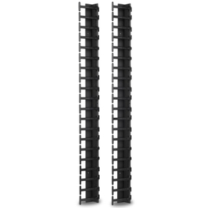 Per SCHNEIDER ELECTRIC AR7721 APC NetShelter, Gestore Cavi Verticale 600mm di Larghezza, Set 2 Vassoi Portacavi per NetShelter SX - Product Image 1