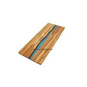 Ustensiles de cuisine blocs à découper forme rectangulaire fait à la main bambou bois époxy planches à découper pour la maison ustensiles outils - Product Image 1